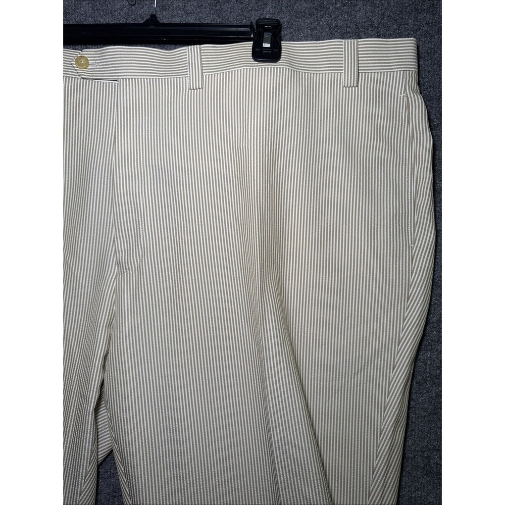 Lauren Ralph Lauren Men's Dress Pants Tan Striped Size 50w x 34l - Picture 3 of 9